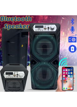 Karaoke High Bass Wireless Bluetooth Speaker With Micro SD / TF / USB Flash And FM Radio Support, Assorted Color, KTX1052